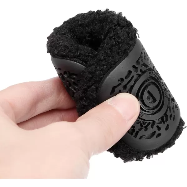 LRUN Toddler Boys Girls House Slippers Indoor Home Shoes Warm Slipper Socks for Kids Baby Soft Winter Warm Walking ShoesBblack