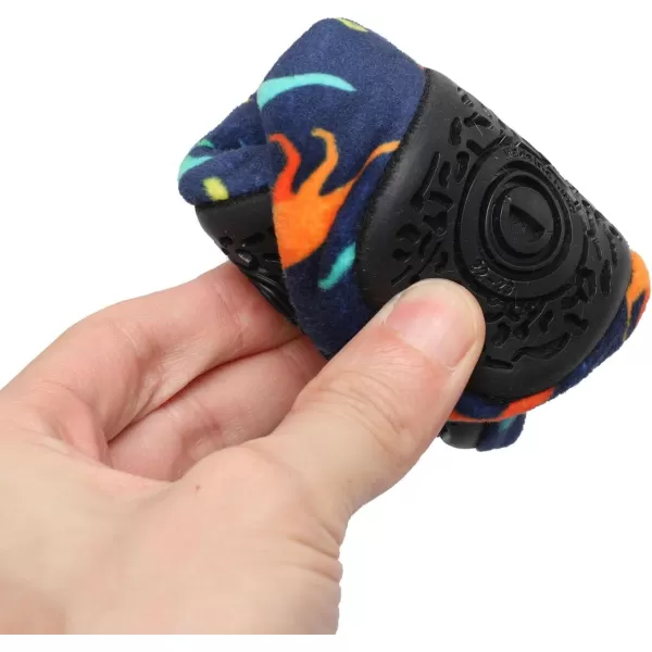 LRUN Toddler Boys Girls House Slippers Indoor Home Shoes Warm Slipper Socks for Kids Baby Soft Winter Warm Walking ShoesFnavy