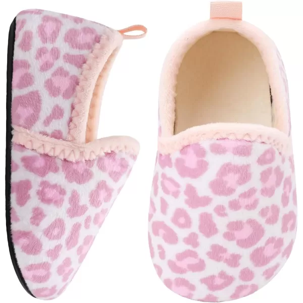 LRUN Toddler Boys Girls House Slippers Indoor Home Shoes Warm Slipper Socks for Kids Baby Soft Winter Warm Walking ShoesLips