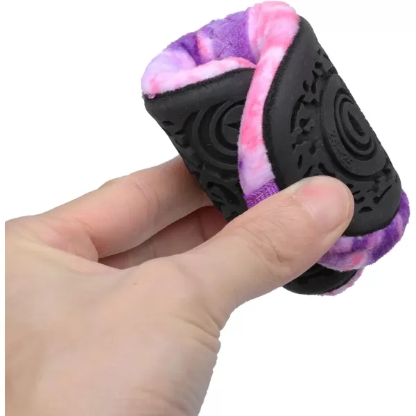 LRUN Toddler Boys Girls House Slippers Indoor Home Shoes Warm Slipper Socks for Kids Baby Soft Winter Warm Walking ShoesPurple Tie Die