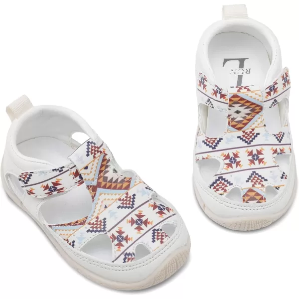 LRUN Toddler Mary Jane Shoes Girls Casual Barefoot Sandals Breathable Princess Dress Flats NonSlip Rubber Sole Infant First Walker Shoes for Outdoor IndoorRetro