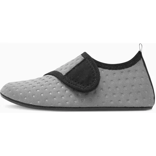 LRUN Toddler Water Shoes Barefoot Aqua Socks Kids Swim Shoes for Beach Pool Surfing YogaGrey Strap
