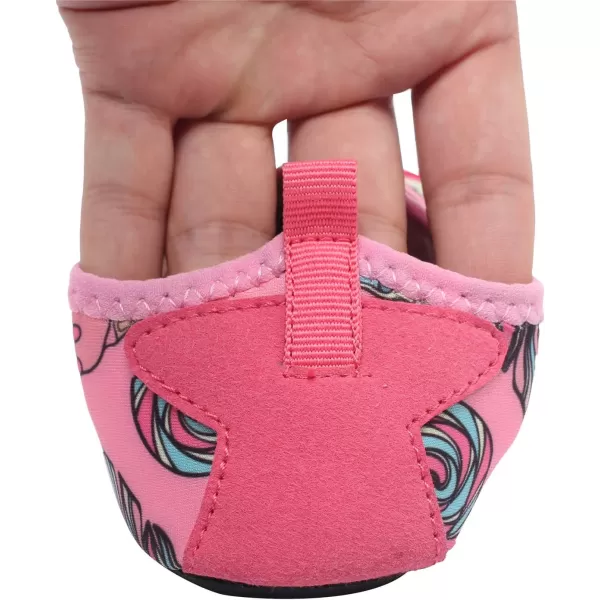 LRUN Toddler Water Shoes Barefoot Aqua Socks Kids Swim Shoes for Beach Pool Surfing YogaPink Horse