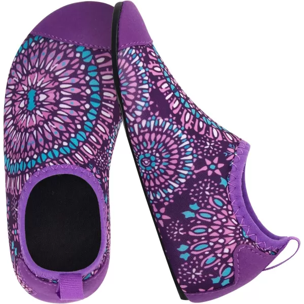 LRUN Toddler Water Shoes Barefoot Aqua Socks Kids Swim Shoes for Beach Pool Surfing YogaTie Dye