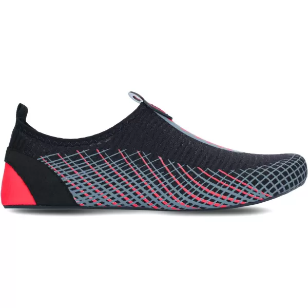 LRUN Women Water Shoes Mens Barefoot Skin Aqua Socks for Run Dive Surf Swim Beach Yoga Quick DryingArrowr Black