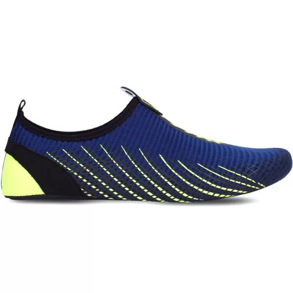 LRUN Women Water Shoes Mens Barefoot Skin Aqua Socks for Run Dive Surf Swim Beach Yoga Quick DryingArrowy Navy