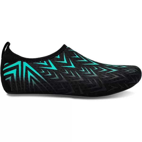 LRUN Women Water Shoes Mens Barefoot Skin Aqua Socks for Run Dive Surf Swim Beach Yoga Quick DryingBlue Arrow