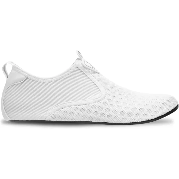 LRUN Women Water Shoes Mens Barefoot Skin Aqua Socks for Run Dive Surf Swim Beach Yoga Quick DryingDot Whiten