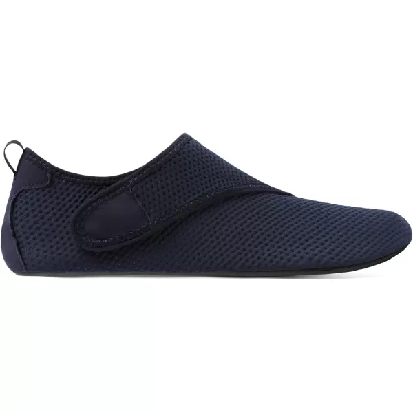 LRUN Women Water Shoes Mens Barefoot Skin Aqua Socks for Run Dive Surf Swim Beach Yoga Quick DryingNavy Strap