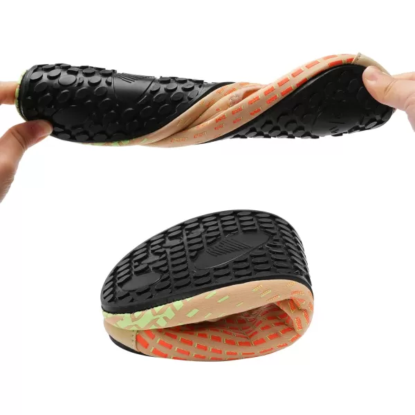 LRUN Women Water Shoes Mens Barefoot Skin Aqua Socks for Run Dive Surf Swim Beach Yoga Quick DryingWzh Beige
