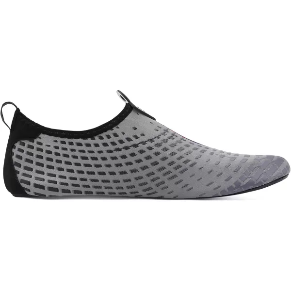 LRUN Women Water Shoes Mens Barefoot Skin Aqua Socks for Run Dive Surf Swim Beach Yoga Quick DryingWzh Grey