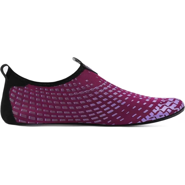 LRUN Women Water Shoes Mens Barefoot Skin Aqua Socks for Run Dive Surf Swim Beach Yoga Quick DryingWzh Purple