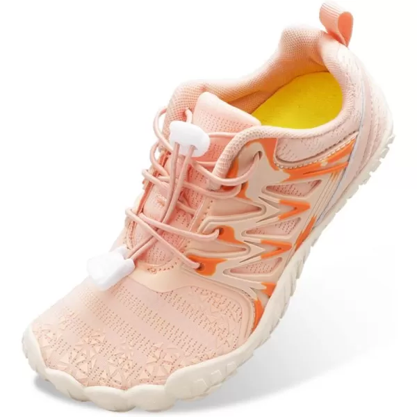 LRUN Kids Water Shoes Boys Girls Barefoot Water Hiking Shoes Indoor Outdoor Quick Dry Athletic Sneaker ShoesLotus Pink