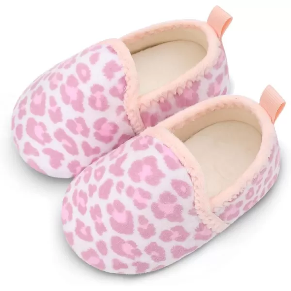 LRUN Toddler Boys Girls House Slippers Indoor Home Shoes Warm Slipper Socks for Kids Baby Soft Winter Warm Walking ShoesLips