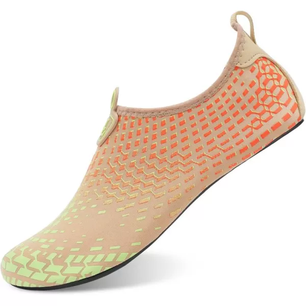 LRUN Women Water Shoes Mens Barefoot Skin Aqua Socks for Run Dive Surf Swim Beach Yoga Quick DryingWzh Beige