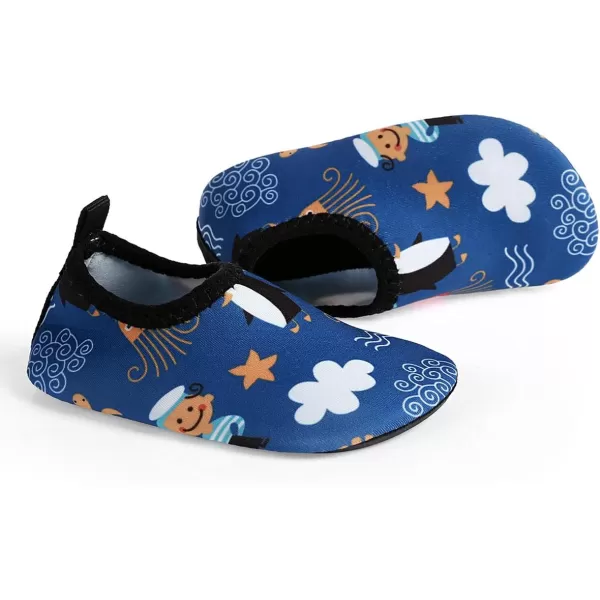 LRUN Baby Walking Shoes Toddler Beach Swim Shoes Barefoot Skin Shoes Blue 1218 MonthEU1920