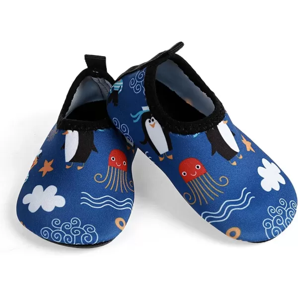 LRUN Baby Walking Shoes Toddler Beach Swim Shoes Barefoot Skin Shoes Blue 1218 MonthEU1920