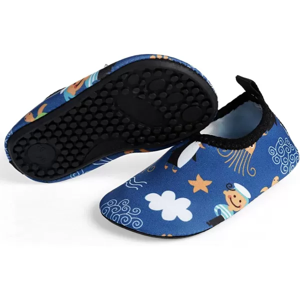 LRUN Baby Walking Shoes Toddler Beach Swim Shoes Barefoot Skin Shoes Blue 1218 MonthEU1920
