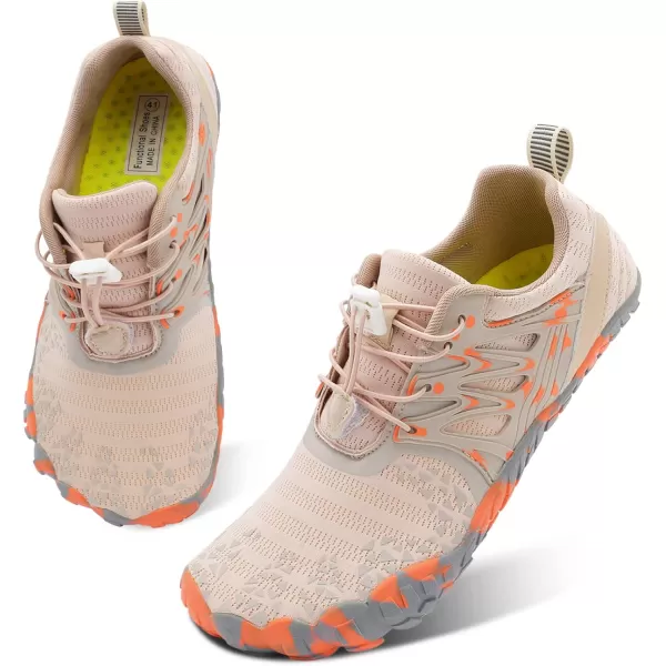 LRUN Barefoot Water Shoes Women Mens Aqua Sock Athletic Hiking Water Sports Shoes for Swim Beach Pool Sand Diving WalkingAbrown