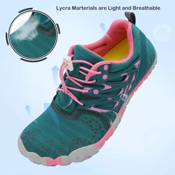 LRUN Barefoot Water Shoes Women Mens Aqua Sock Athletic Hiking Water Sports Shoes for Swim Beach Pool Sand Diving WalkingAdark Green
