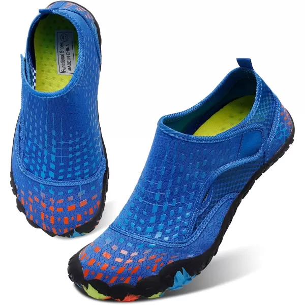 LRUN Barefoot Water Shoes Women Mens Aqua Sock Athletic Hiking Water Sports Shoes for Swim Beach Pool Sand Diving WalkingPblue