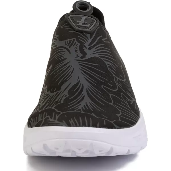 LRUN Womens Water Shoes Quick Drying Aqua Shoes Breathable Black 75 BM US