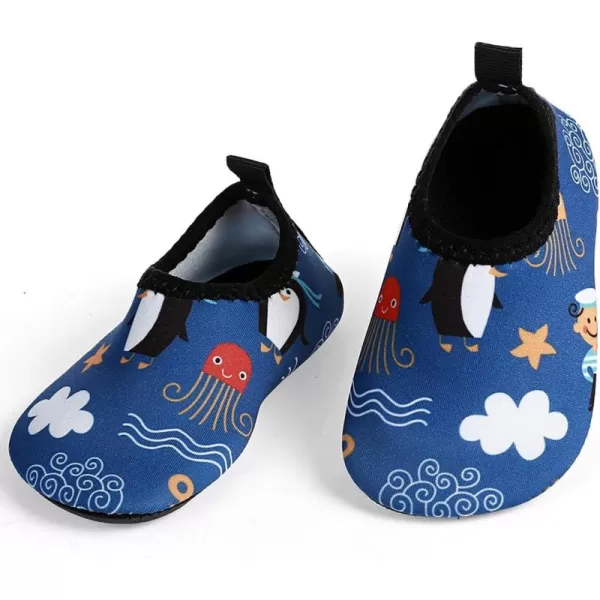 LRUN Baby Walking Shoes Toddler Beach Swim Shoes Barefoot Skin Shoes Blue 1218 MonthEU1920