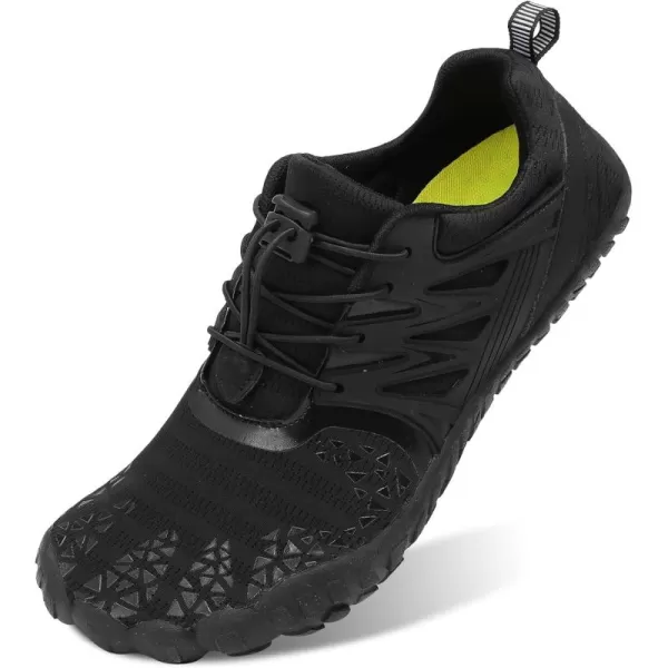 LRUN Barefoot Water Shoes Women Mens Aqua Sock Athletic Hiking Water Sports Shoes for Swim Beach Pool Sand Diving WalkingAblack