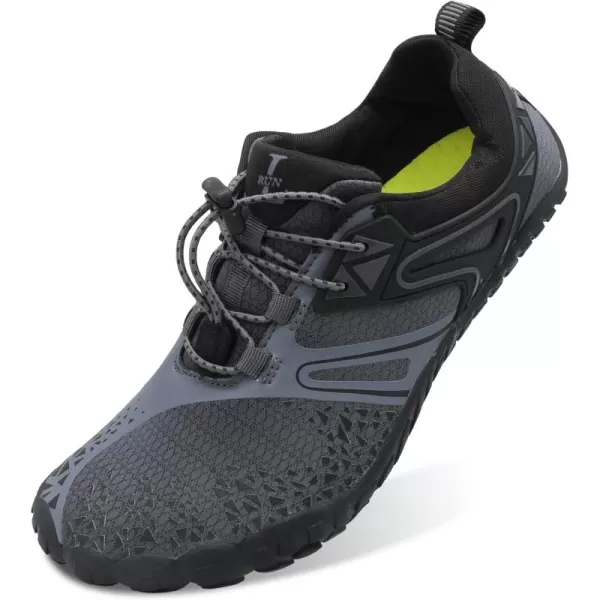 LRUN Barefoot Water Shoes Women Mens Aqua Sock Athletic Hiking Water Sports Shoes for Swim Beach Pool Sand Diving WalkingGgrey
