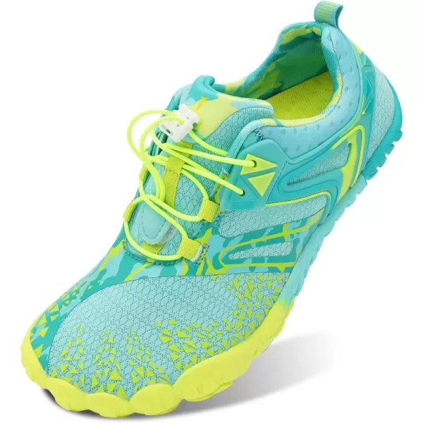 LRUN Barefoot Water Shoes Women Mens Aqua Sock Athletic Hiking Water Sports Shoes for Swim Beach Pool Sand Diving WalkingGlight Green