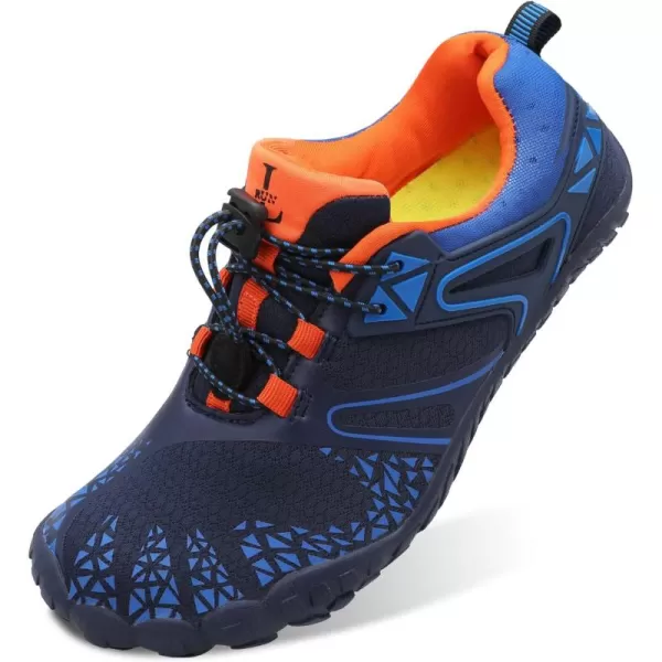 LRUN Barefoot Water Shoes Women Mens Aqua Sock Athletic Hiking Water Sports Shoes for Swim Beach Pool Sand Diving WalkingGnavy