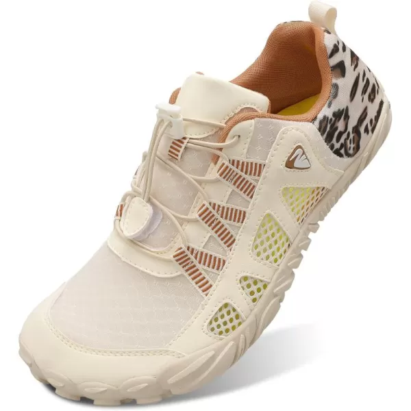 LRUN Barefoot Water Shoes Women Mens Aqua Sock Athletic Hiking Water Sports Shoes for Swim Beach Pool Sand Diving WalkingNbeige