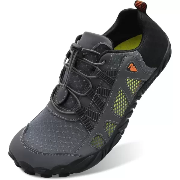 LRUN Barefoot Water Shoes Women Mens Aqua Sock Athletic Hiking Water Sports Shoes for Swim Beach Pool Sand Diving WalkingNgrey