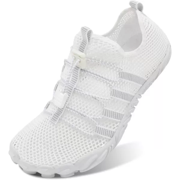 LRUN Barefoot Water Shoes Women Mens Aqua Sock Athletic Hiking Water Sports Shoes for Swim Beach Pool Sand Diving WalkingOwhite