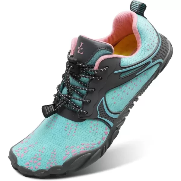 LRUN Barefoot Water Shoes Women Mens Aqua Sock Athletic Hiking Water Sports Shoes for Swim Beach Pool Sand Diving WalkingQblue