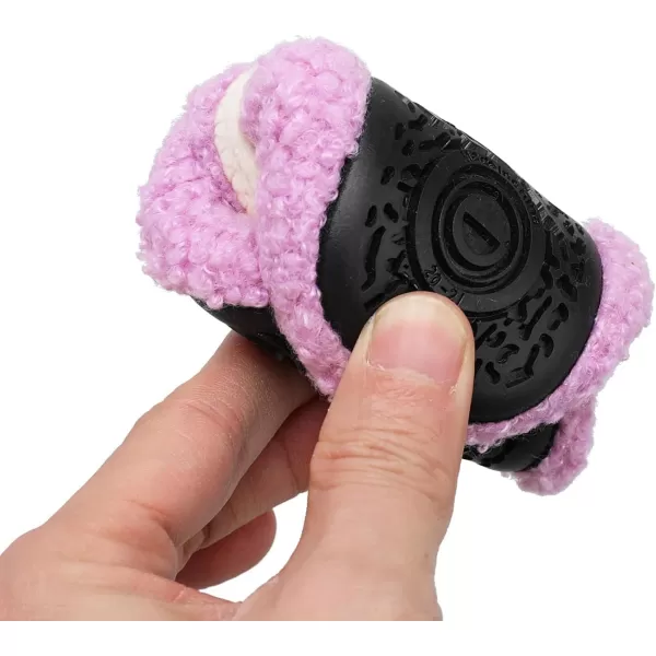 LRUN Toddler Boys Girls House Slippers Indoor Home Shoes Warm Slipper Socks for Kids Baby Soft Winter Warm Walking ShoesApurple