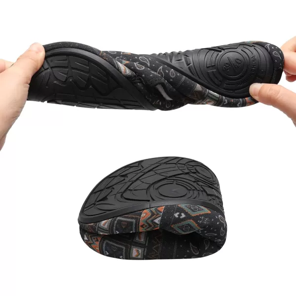 LRUN Womens Mens House Slippers Indoor Home Shoes Warm Barefoot Slippers Outdoor House Shoes AntislipBohemia