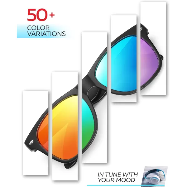 Retro Rewind Kids Sunglasses for Boys Girls Age 312  Shatterproof Rubberized Frame UV400 Toddler Children Sun GlassesBlack  Revo Red
