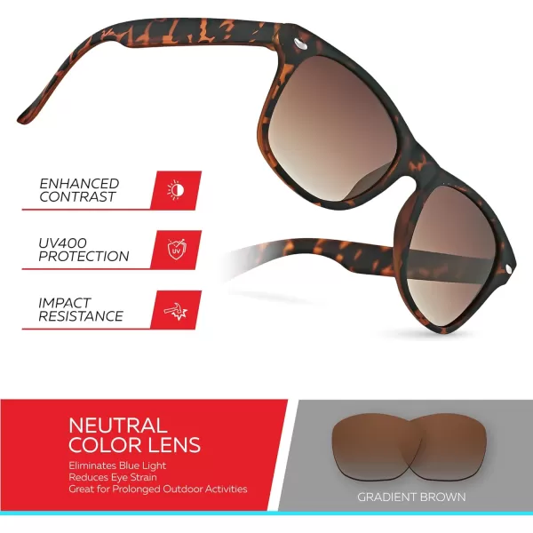 Retro Rewind Kids Sunglasses for Boys Girls Age 312  Shatterproof Rubberized Frame UV400 Toddler Children Sun GlassesTortoise