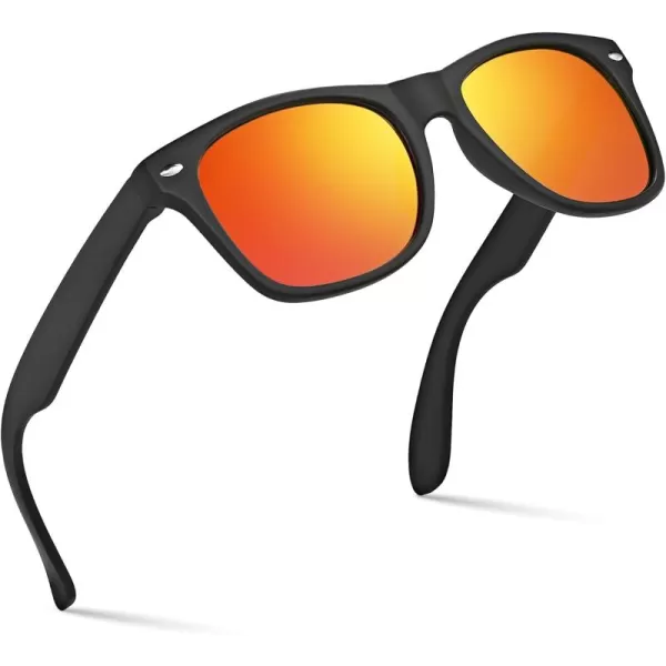 Retro Rewind Kids Sunglasses for Boys Girls Age 312  Shatterproof Rubberized Frame UV400 Toddler Children Sun GlassesBlack  Revo Red