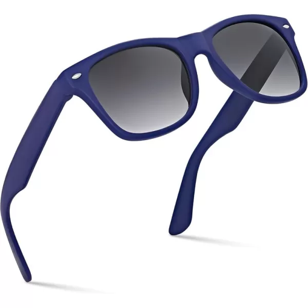 Retro Rewind Kids Sunglasses for Boys Girls Age 312  Shatterproof Rubberized Frame UV400 Toddler Children Sun GlassesNavy