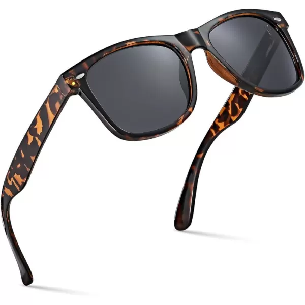Retro Rewind Polarized Sunglasses for Men and Women  UV Protection Classic Sun GlassesGloss Tortoise  Smoke