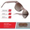 image:imageRetro Rewind Kids Sunglasses for Boys Girls Age 312  Shatterproof UV400 Toddler Children Sun GlassesTaupe  Gradient Brown