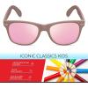 image:imageRetro Rewind Kids Sunglasses for Boys Girls Age 312  Shatterproof UV400 Toddler Children Sun GlassesTaupe  Revo Pink