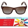 image:imageRetro Rewind Kids Sunglasses for Boys Girls Age 312  Shatterproof UV400 Toddler Children Sun GlassesTransparent Brown  Gradient Brown