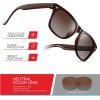 image:imageRetro Rewind Kids Sunglasses for Boys Girls Age 312  Shatterproof UV400 Toddler Children Sun GlassesTransparent Brown  Gradient Brown