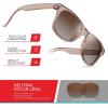 image:imageRetro Rewind Kids Sunglasses for Boys Girls Age 312  Shatterproof UV400 Toddler Children Sun GlassesTransparent Champagne  Gradient Brown