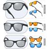 image:imageRetro Rewind Polarized Sunglasses for Men and Women  UV Protection Classic Sun Glasses3pack Black Mirror Silver  Mirror Red  Mirror Ice Blue