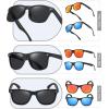 image:imageRetro Rewind Polarized Sunglasses for Men and Women  UV Protection Classic Sun Glasses3pack Black Smoke  Mirror Red  Mirror Ice Blue