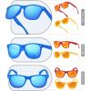image:imageRetro Rewind Polarized Sunglasses for Men and Women  UV Protection Classic Sun Glasses3pack Color Mirror Royal Blue  Red  Yellow